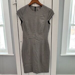 H&M Black and White Checkered Dress